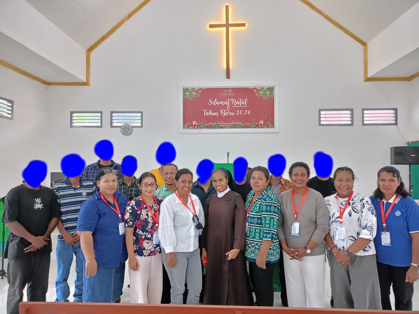 Rombongan WKRI bersama warga binaan Lapas Kaimana