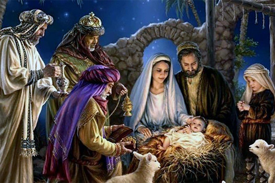 Ilustrasi Kedatangan Para Majus