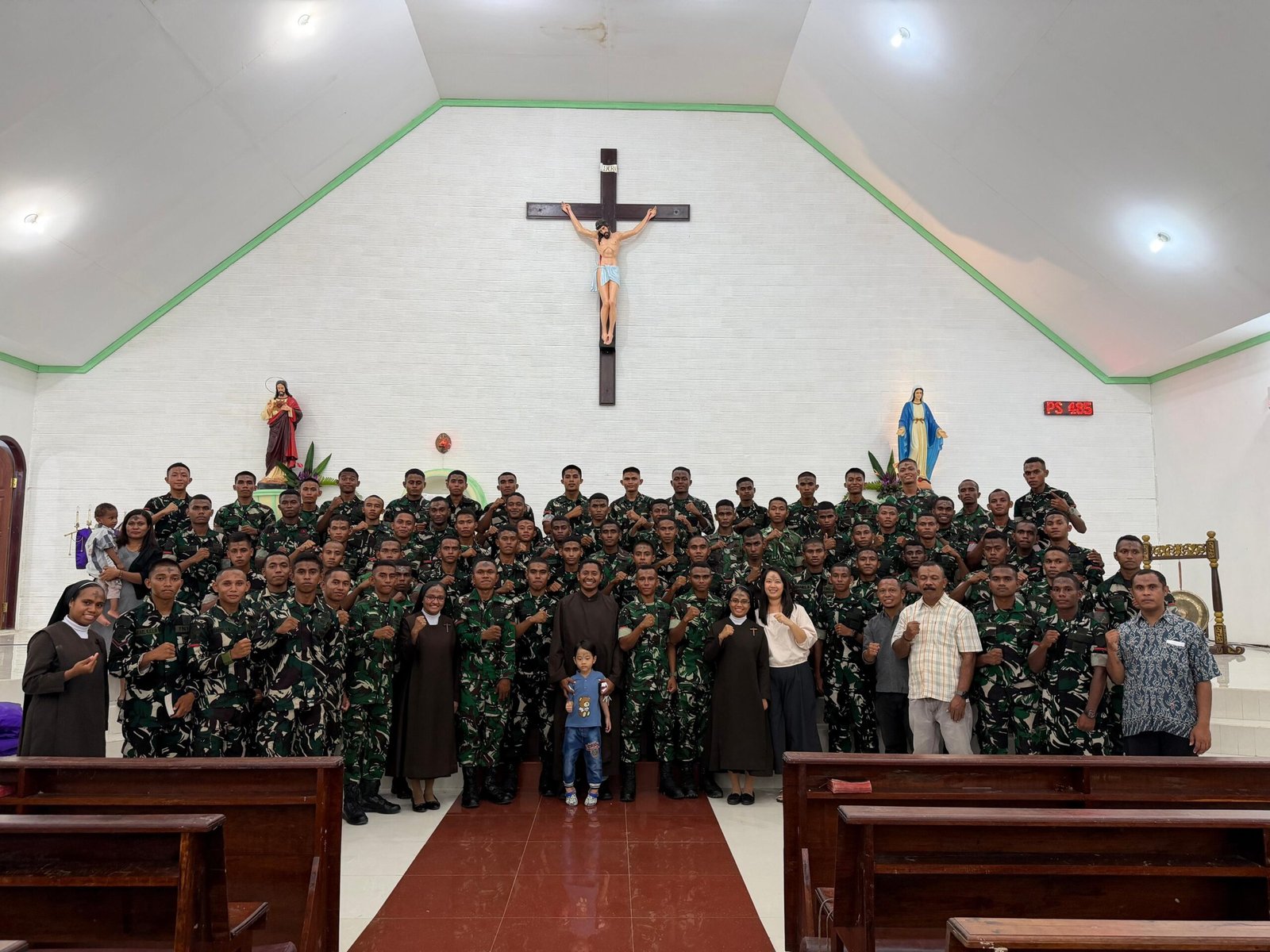 Misa Rabu Abu Batalion 864